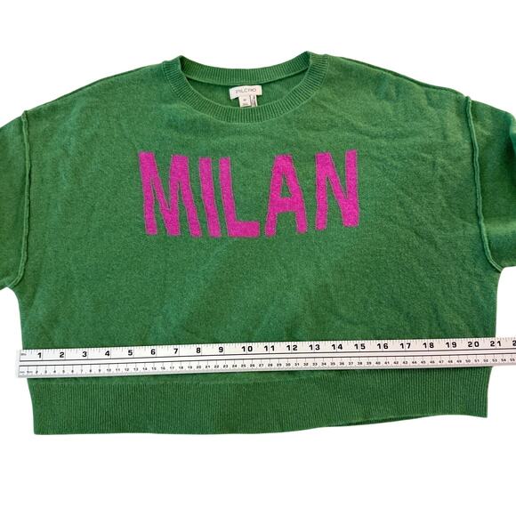 Anthropologie Pilcro Alani Green Milan The Cashmere Collection Sweater Size XS - Picture 6 of 8